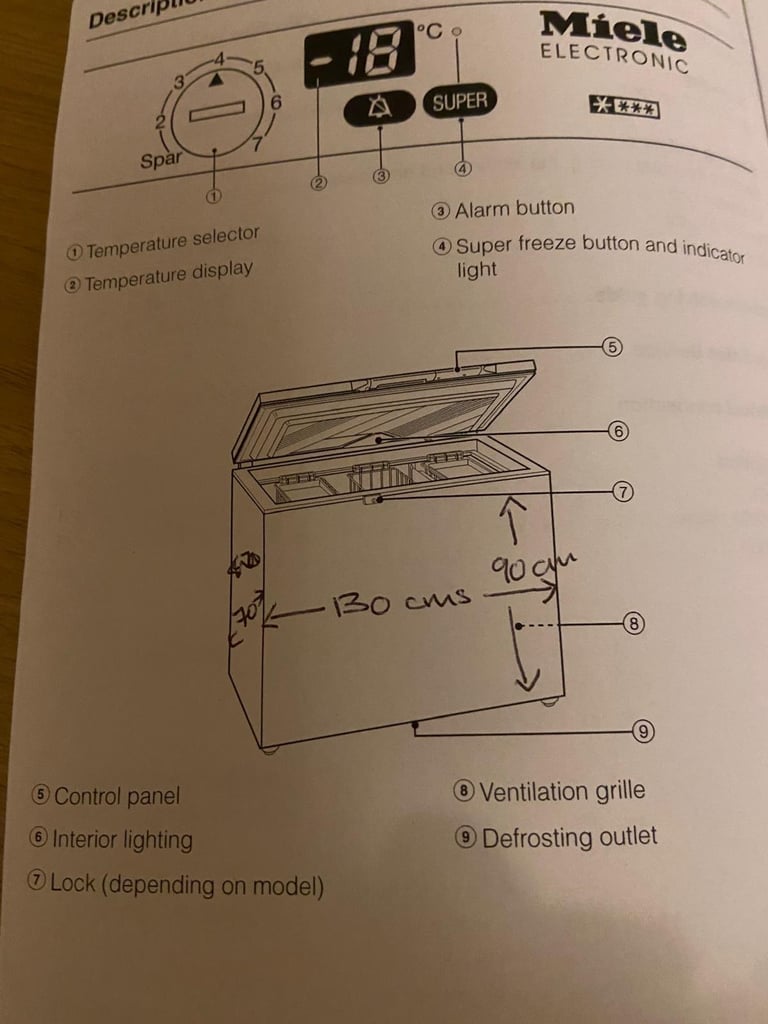 image for Large Chest Freezer