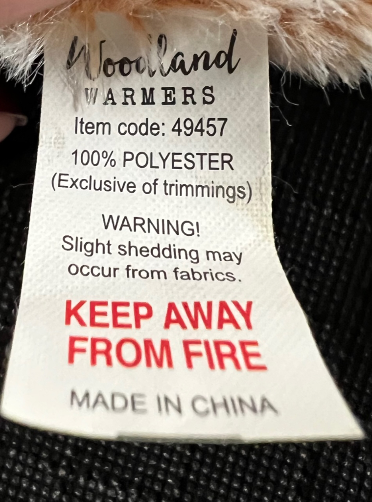 Woodland Warmers, teddy bear, microwaveable hottie soft toy
