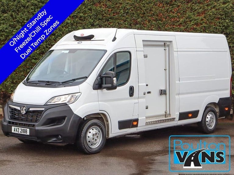 2022 Vauxhall Movano F3500 DYNAMIC 140BHP L3 H2 REFRIGERATED / FREEZER VAN, G.A.H UNIT, S.PHASE  ...