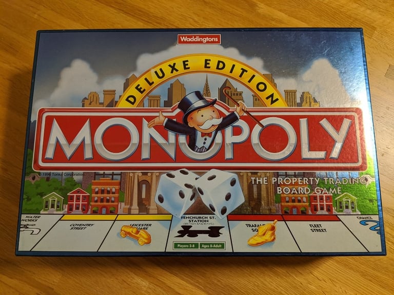 Monopoly - deluxe edition - never used