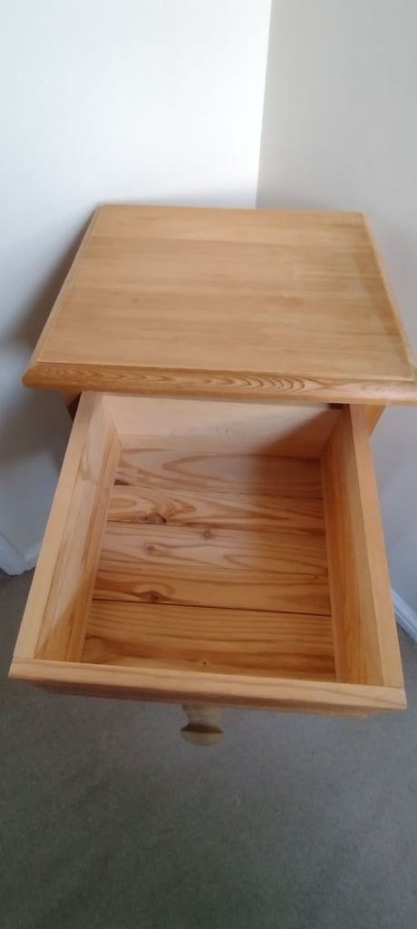 PINE CABINET WITH A TOP DRAWER 