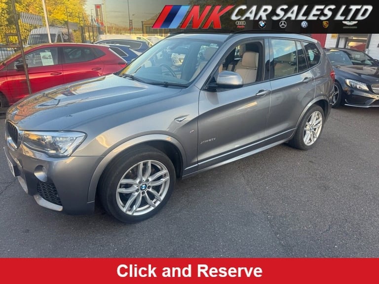 2016 66 BMW X3 2.0 20D M SPORT SUV 5DR DIESEL AUTO XDRIVE EURO 6 (S/S) (190 PS) 