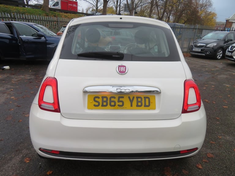 2015 Fiat 500 1.2 Pop 3dr Manual White HATCHBACK Petrol Manual