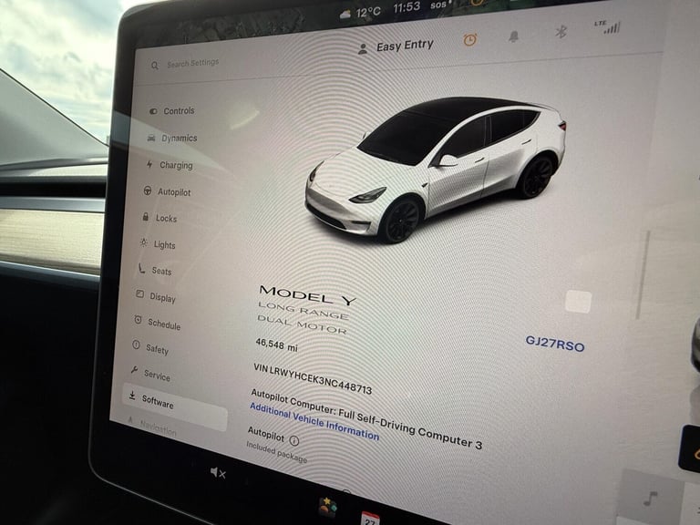 2022 Tesla Model Y (Dual Motor) Long Range SUV 5dr Electric Auto 4WDE (384 bhp) SUV Electric Auto...