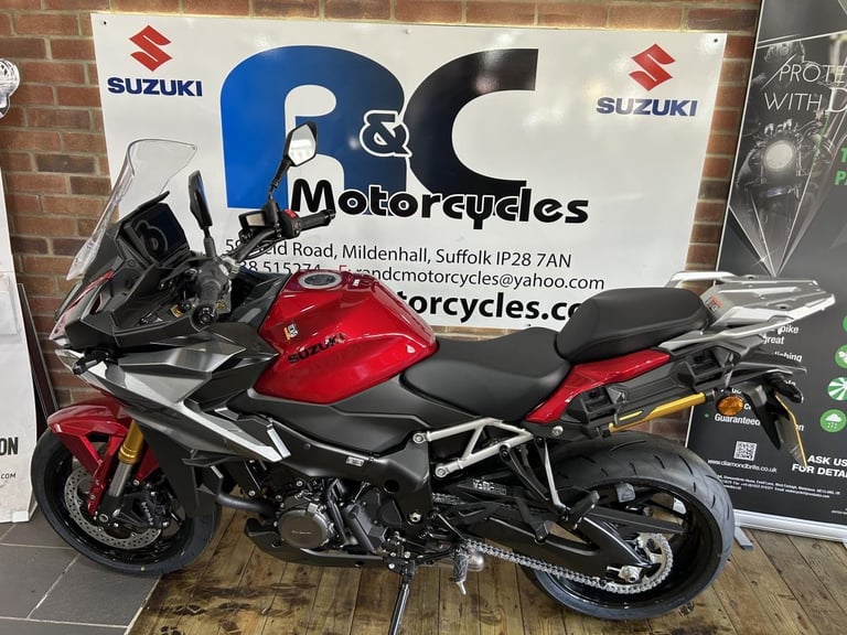 GSX-S1000GX+ Unridden Demonstrator , 0 miles, Candy Daring Red