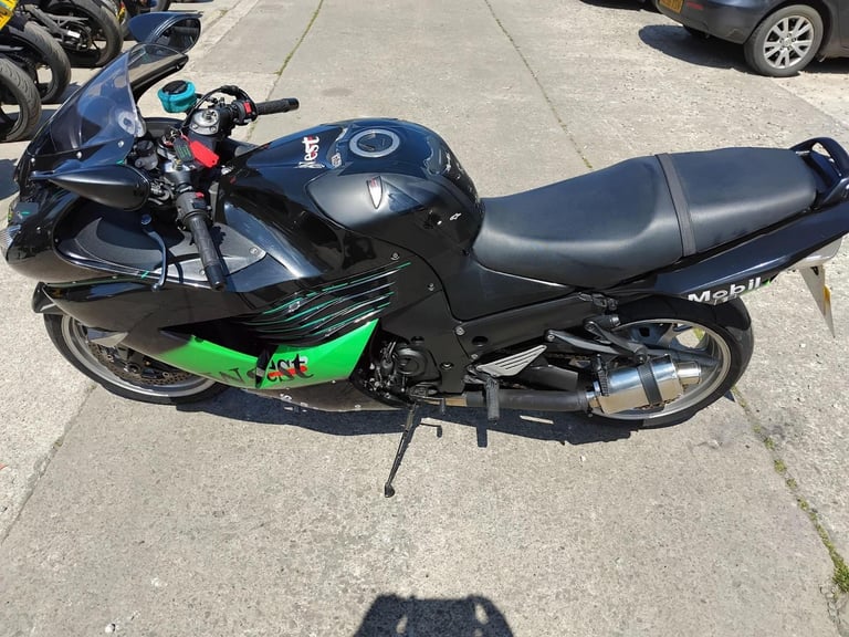 2008 08 KAWASAKI ZX 1400 D8F ABS ZZR1400 BLACK 26k MILES HYPER SPORTS TOURER