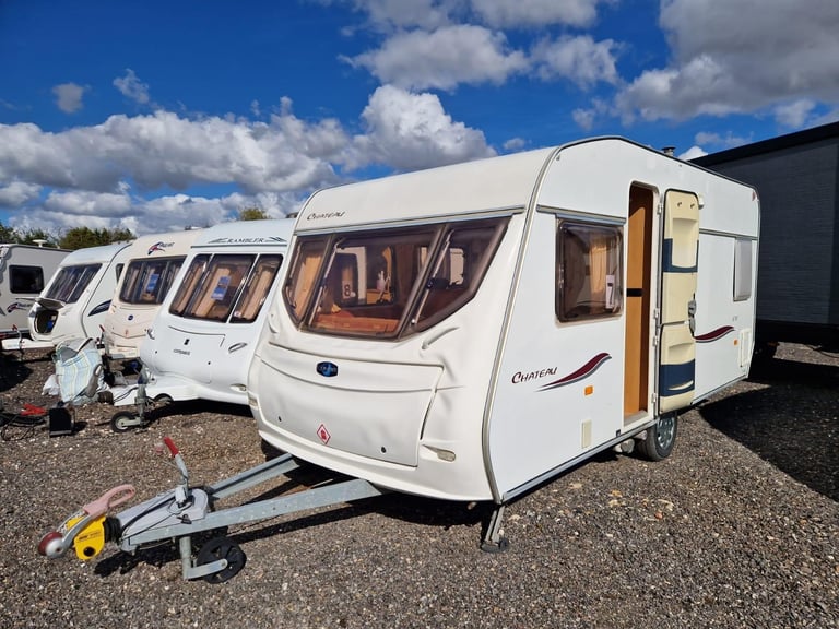 image for 2007 Lunar Chateau 470 Single Axle 4 Berth Motor Movers Fixed Bed Bike Rack