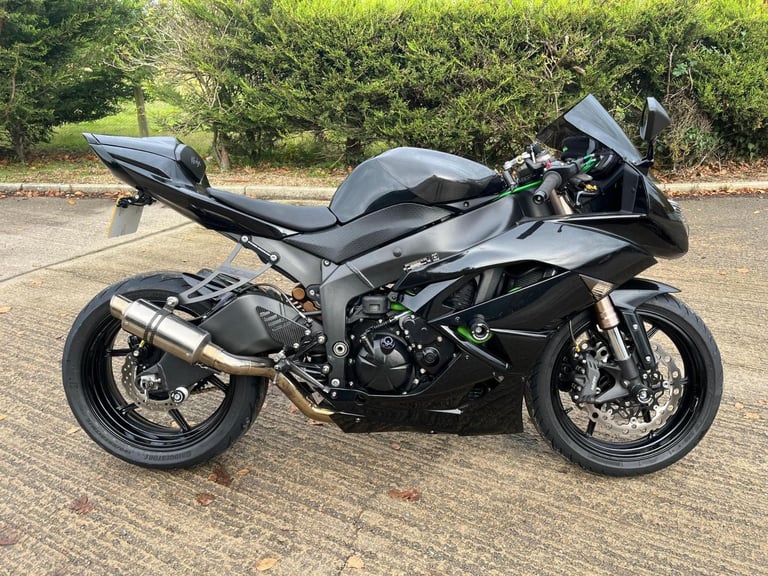 2011 11 KAWASAKI ZX6R NINJA ZX 600 RAF SPORTS 600 ZX636 ZX600 R6 19k MLS BLACK