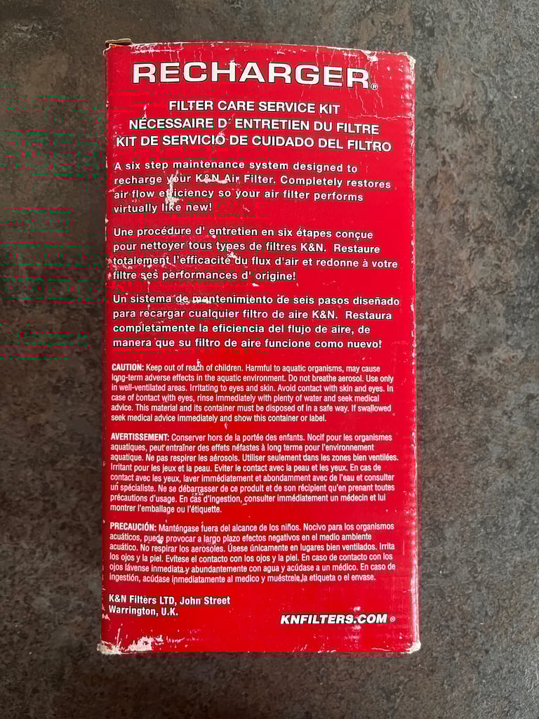 K&N care filter service kit