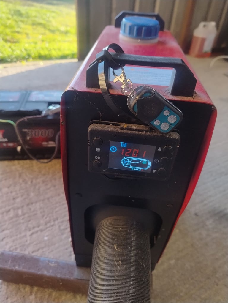 12/24v heater for campervan or shed 