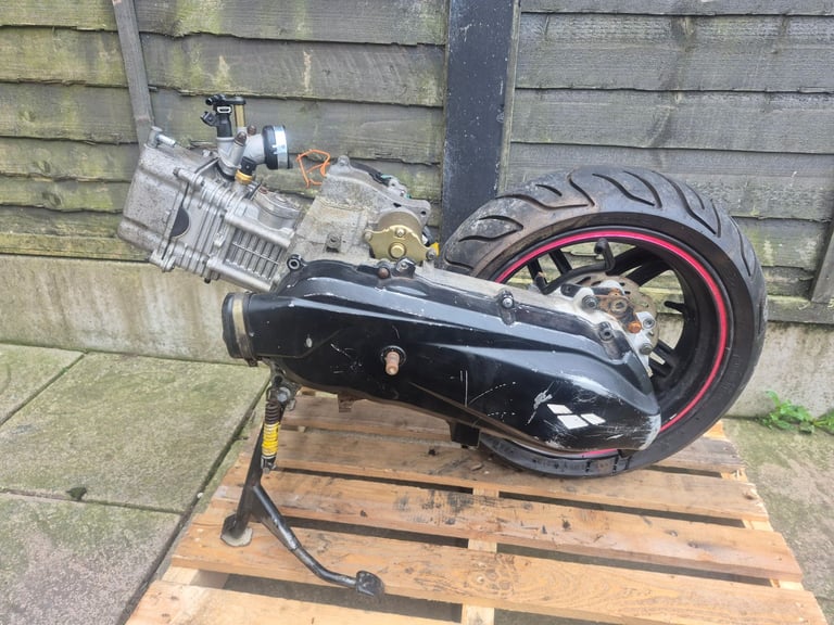 image for 2020 LJ1P52QMI Engine Lexmoto Diablo LJ125T-8M Including Rear Wheel GY6
