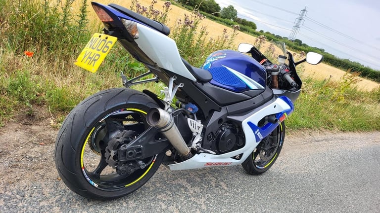 2006 06 SUZUKI GSXR 1000 K6 GSXR1000 SUPERBIKE CLASSIC SPORTS BLUE  WHITE