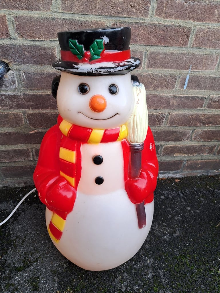 LIGHT UP SNOWMAN GARDEN DECORATAION