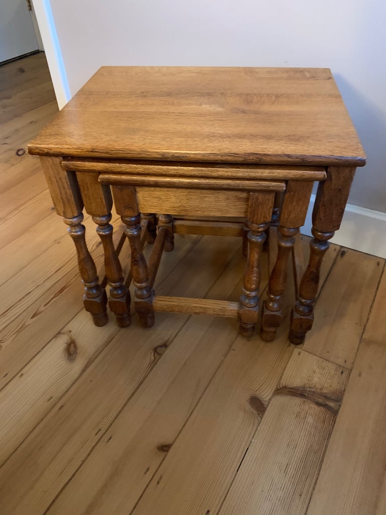 Nest of Oak Tables