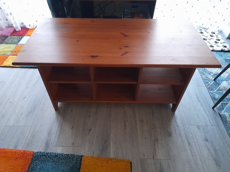 image for Coffee table/unit with space underneath to store things.