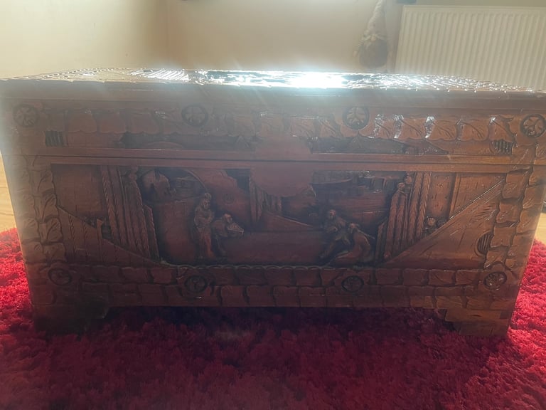 Carved chest 