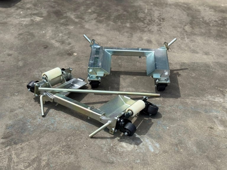 360 RECOVERY SKATES SELF-JACKING FOLDING RECOVERY SKATES DOLLY WHEEL ONE PAIR