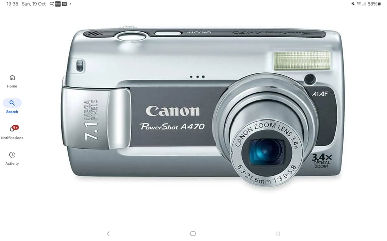 Canon powershot camera