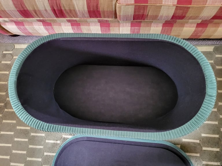 Dunelm Florence Velvet Ottoman