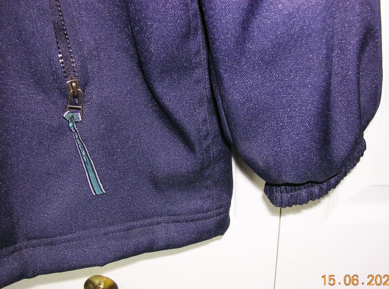 image for Get ready for winter..  Large size very warm RIPCURL (Aussie) jacket in blue with multiple logos