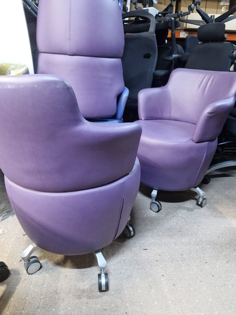 Orangebox tub chairs with or without wheels/castors (5 available)