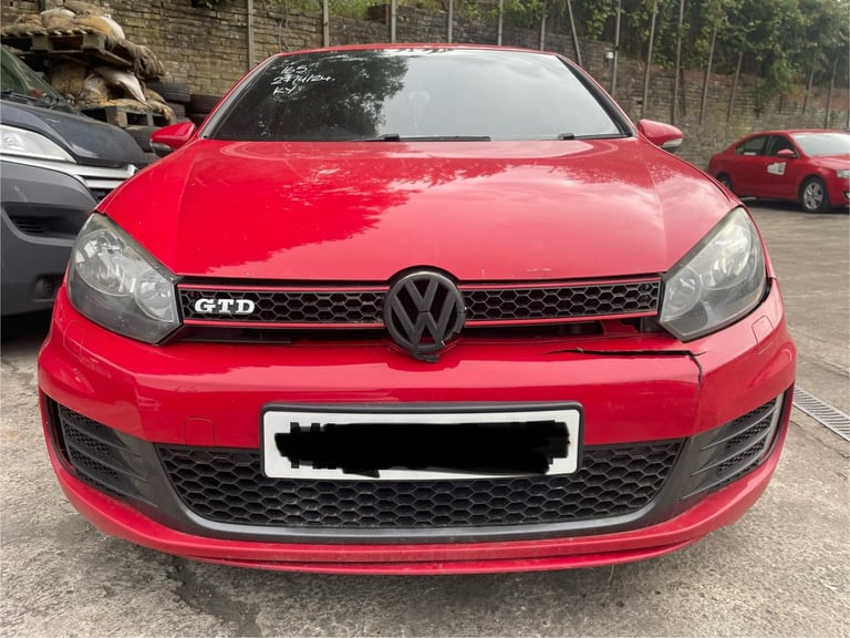 VW GOLF MK6 GTD FOR BREAKING IN RED 08-12 LY3D 