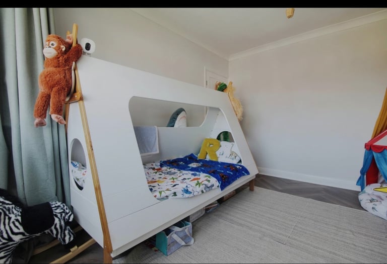 image for Kids tent bed and mattress 