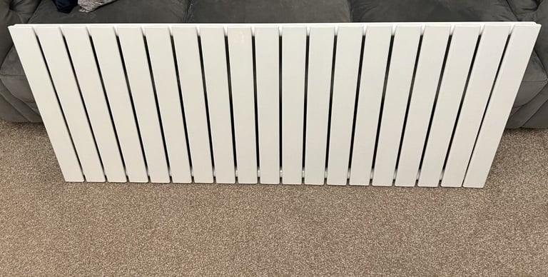 image for DURATHERM DESIGNER RADIATOR HORIZONTAL WHITE FLAT PLANEL SINGLE PANEL 600 X 1440 MM