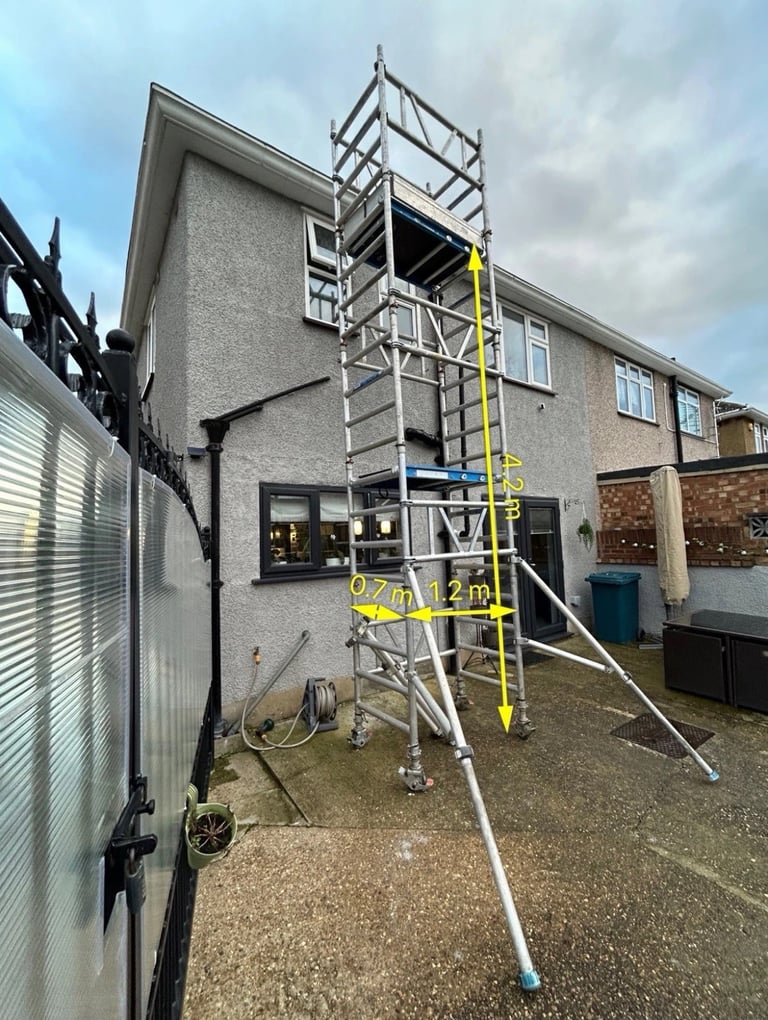 Mi Tower one man self build aluminium scaffold tower