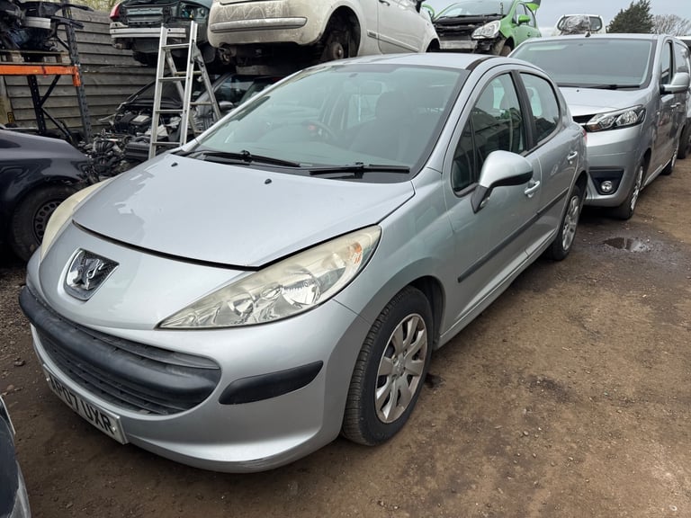 Peugeot 207 1.6 petrol 2008 silver BREAKING FOR PARTS 