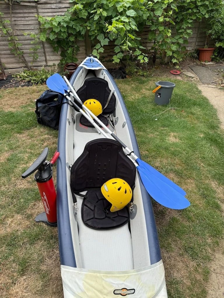 image for Inflatable kayak and SUP, 2 person, 4m65 x 0.78m, with all accessories