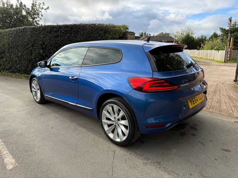 2014 Volkswagen Scirocco 2.0 TDI BLUEMOTION TECH GT 3DR 134K (BLUE) F.S.H NAV AA APPROVED  COUPE ...