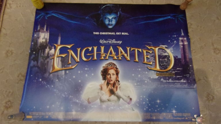 Disney Giselle Enchanted cinema quad poster 40x30"