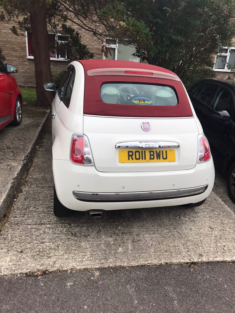 Fiat, 500, Convertible FSH star stop new mot , 2011, Manual, 1242 (cc), 3 doors