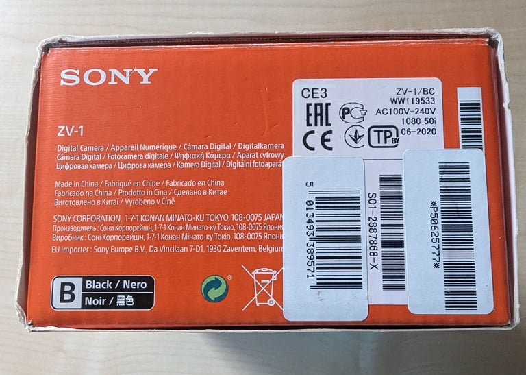  SONY ZV1 DIGITAL 'VLOGGING' CAMERA!