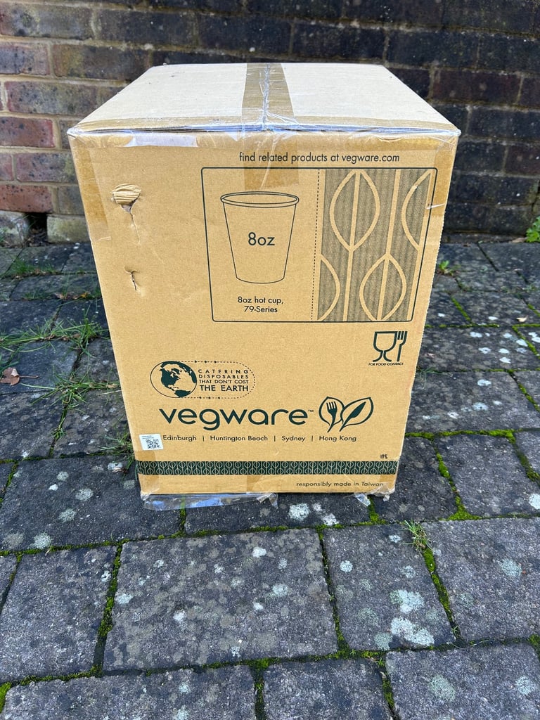 image for 8oz Vegware cups and lids