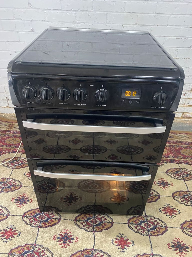 HotPoint Black 60CM Gas Cooker With Oven/Grill For Sale 