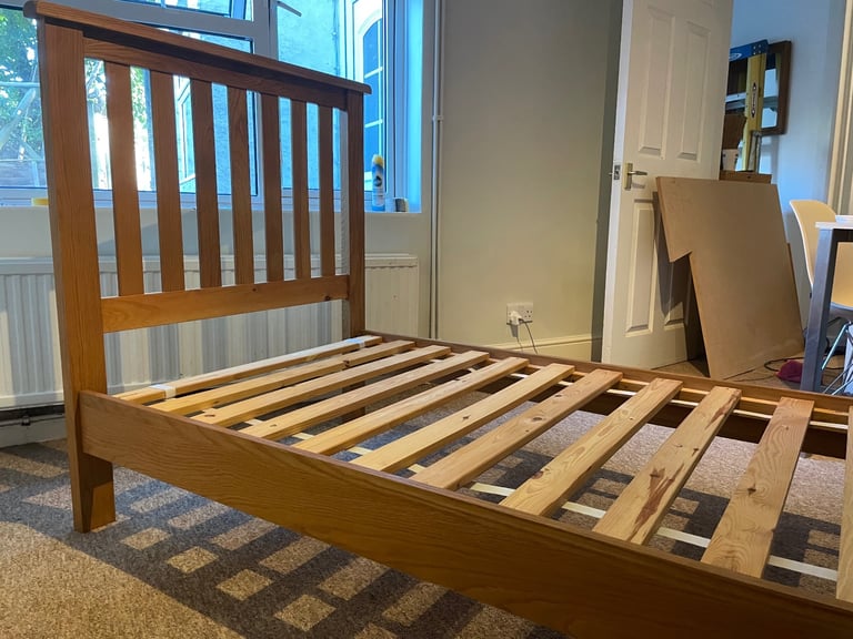 image for Oak single bed