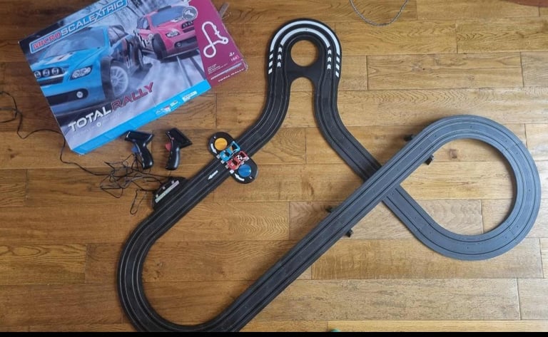 Horby micro scalextric total rally set.