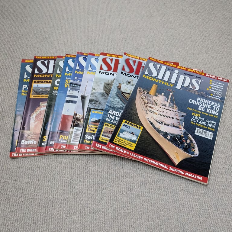 Ships Monthly magazine Bundle 74 issues 1998-2004 OTO