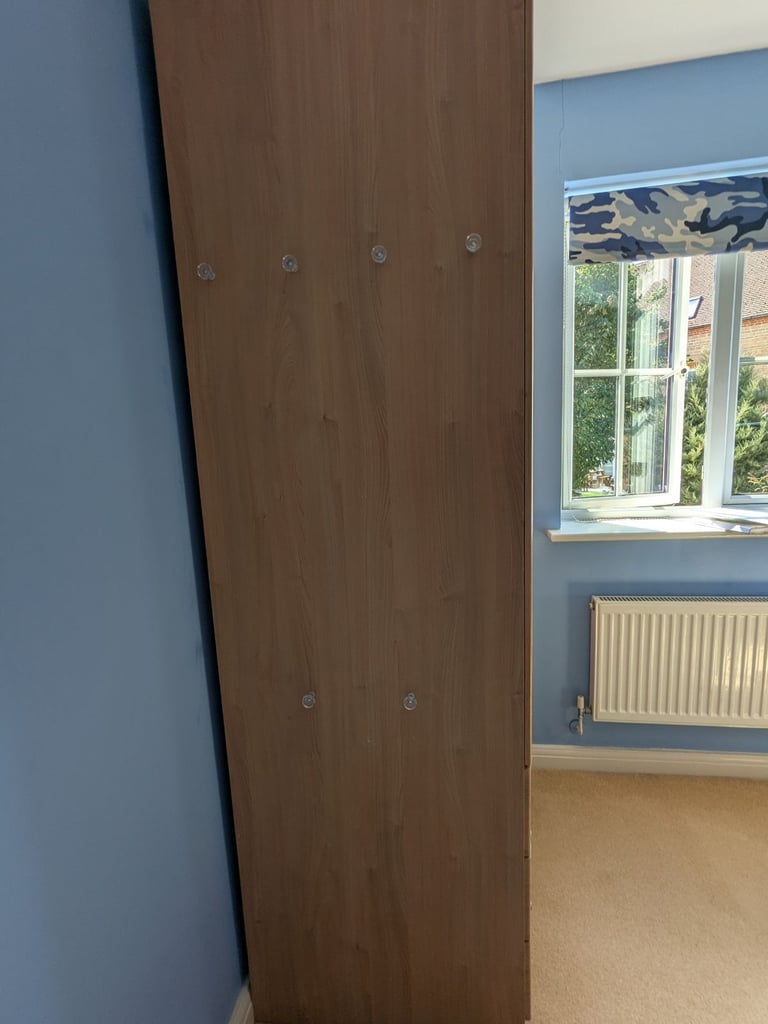 MFI Melbury Bedroom Furniture 6 piece ( Wardrobe, bridge unit, bookcase, cabinet)