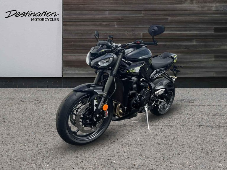 2025 Triumph Street Triple 765 RS PREMIUM COLOUR Petrol black 6 Speed