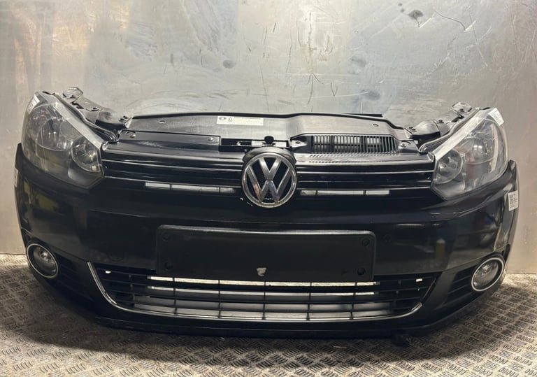 Vw Golf MK6 09-13 FRONT END BUMPER PDC HEADLIGHTS SLAM PANEL GRILLE 