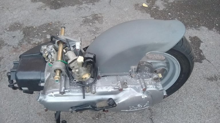 PGO, T-REX moped scooter, 50cc, 2000, complete motor/gearbox/wheel. Fully working.