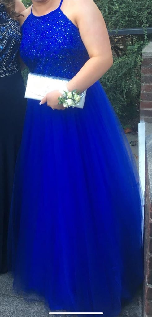 Royal blue prom dress 