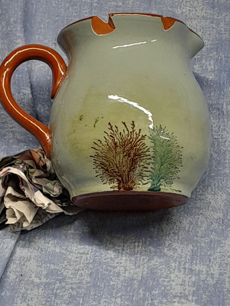 Vintage Dartmouth pottery Mocha wear jug