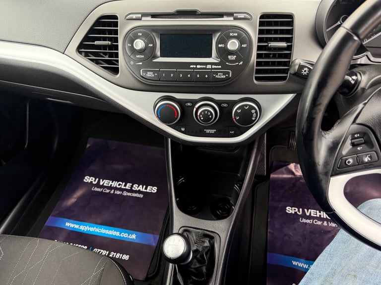 2014 Kia Picanto 1.0 VR7 Hatchback 5dr Petrol Manual Euro 5 (68 bhp) Petrol
