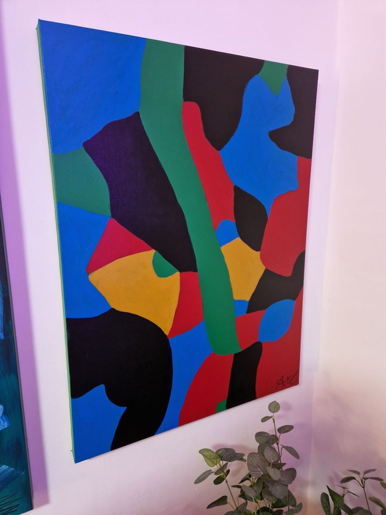 image for Original Acrylic Abstract on Canvas