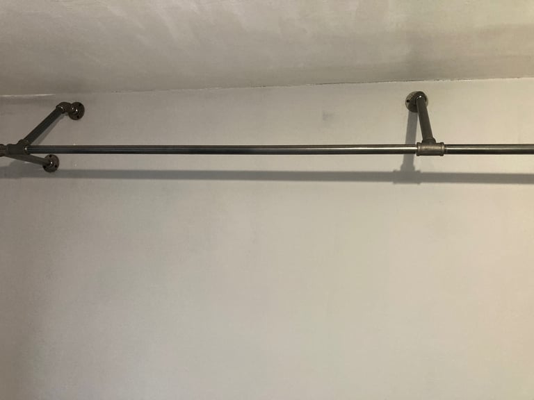 image for Industrial style clothes rack