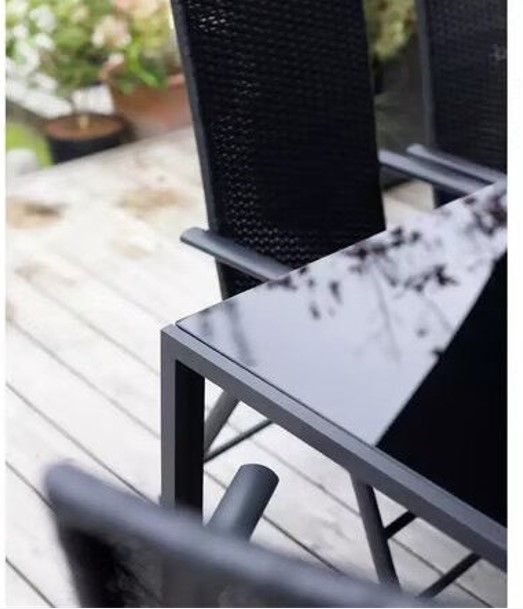 Argos Home 6 Seater Metal Patio Table